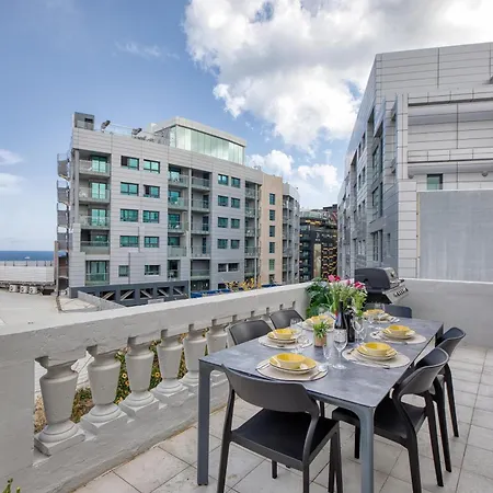 Luxury Sea Views Heart Of St Julians Villa