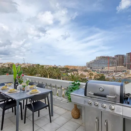 Luxury Sea Views Heart Of St Julians Villa *